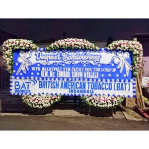 Bunga Papan Duka Cita Gandeng 2 Papan